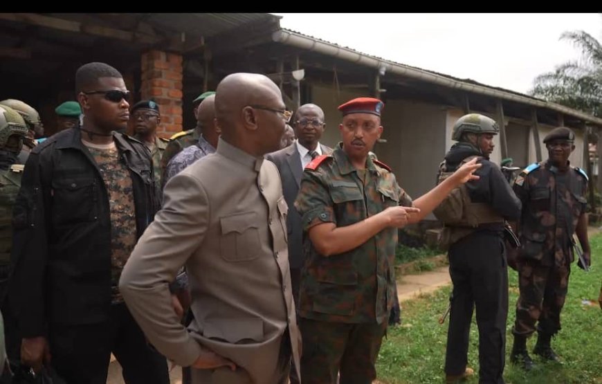 RDC : Le VPM de la Défense nationale en itinérance à Kindu pour renforcer la sécurité et soutenir le personnel militaire