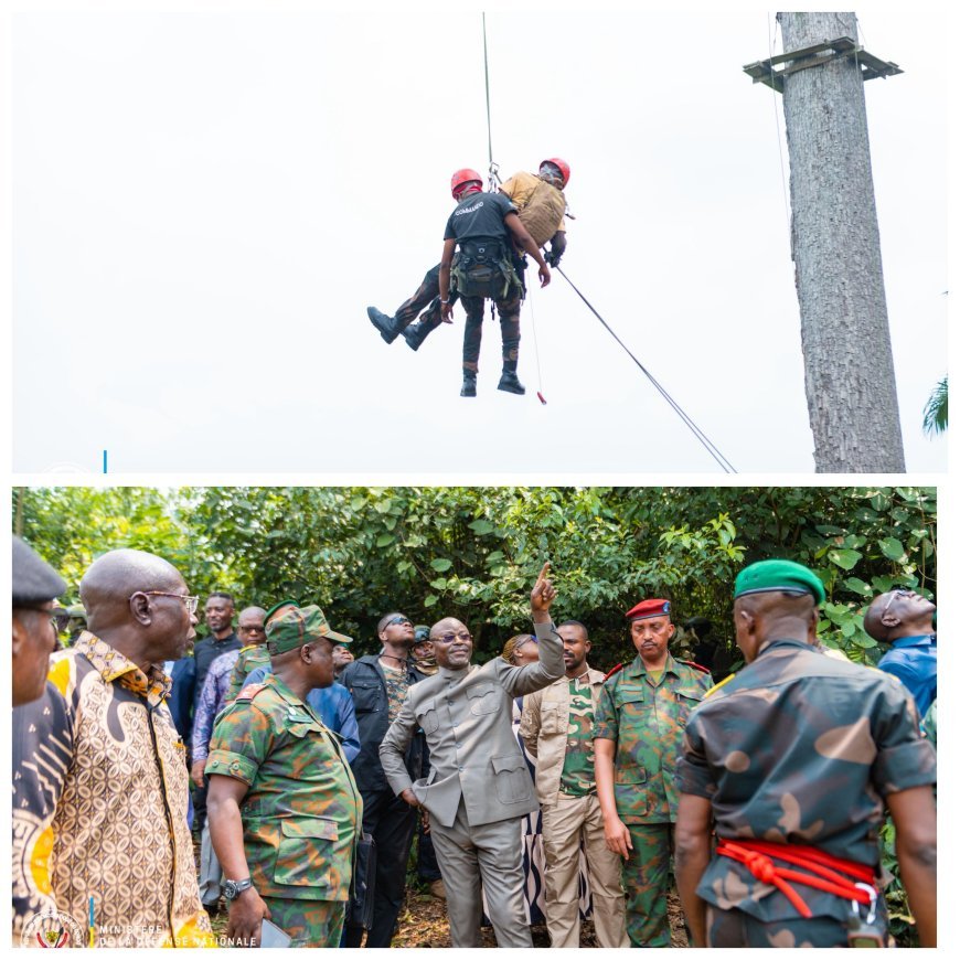 Maniema : Le VPM Guy Kabombo évalue la formation des commandos de Lwama