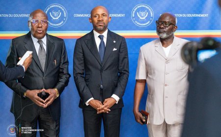 RDC: Le ministre Patrick Muyaya reçoit le Comité de gestion de l'UNISIC pour préparer les obsèques de son fondateur