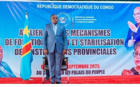 RDC : Jacquemain Shabani lance un atelier sur la stabilisation des institutions provinciales