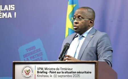 RDC : Le VPM Shabani appelle au calme autour de l'enquête visant le gouverneur Kyabula