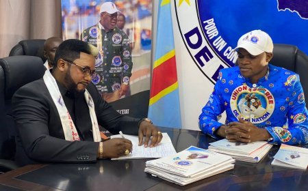 RDC : Jean Thierry Monsenepwo scelle son engagement pour l’Union sacrée en signant la Charte