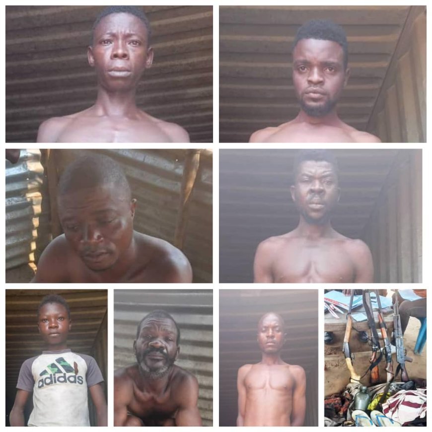 RDC : Sept rebelles Mobondo capturés et plusieurs effets militaires saisis par les FARDC