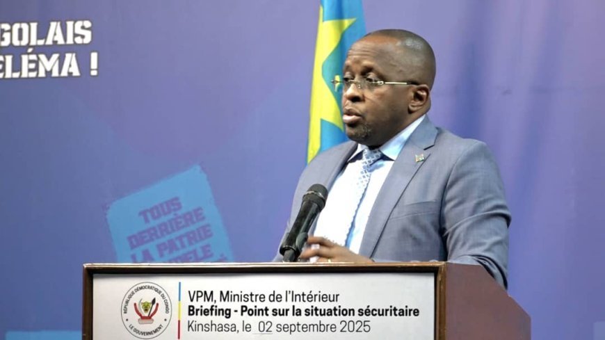 RDC : Le VPM Shabani appelle au calme autour de l'enquête visant le gouverneur Kyabula