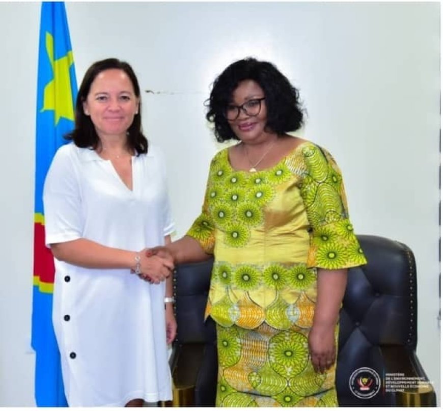RDC: La ministre Marie Nyange reçoit l'appui de la Belgique sur le programme de protection des forêts