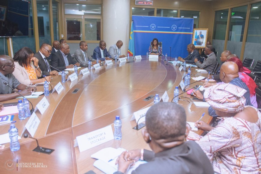 RDC : La ministre des Hydrocarbures reçoit les cadres de son administration
