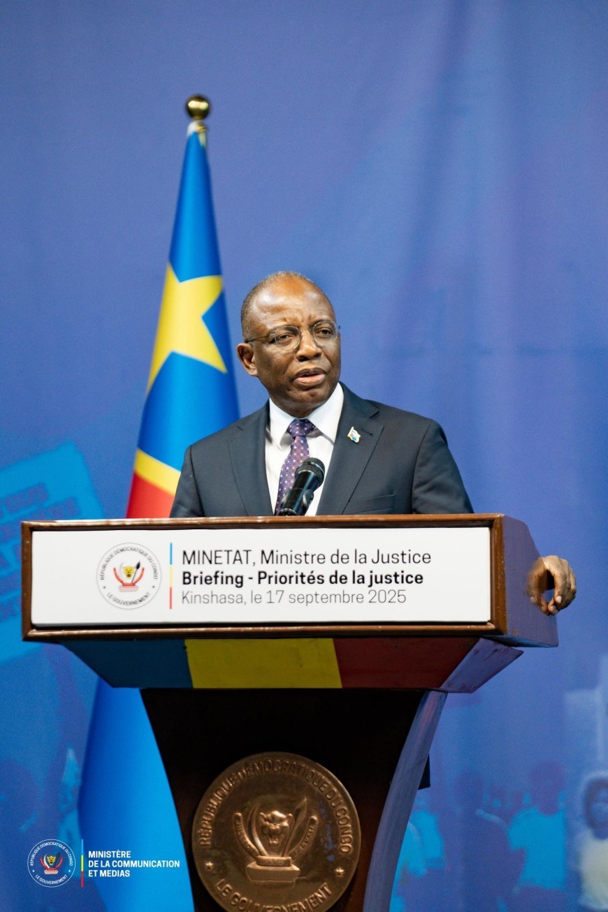 RDC : Le ministre de la Justice Guillaume Ngefa s'engage à lutter contre la corruption