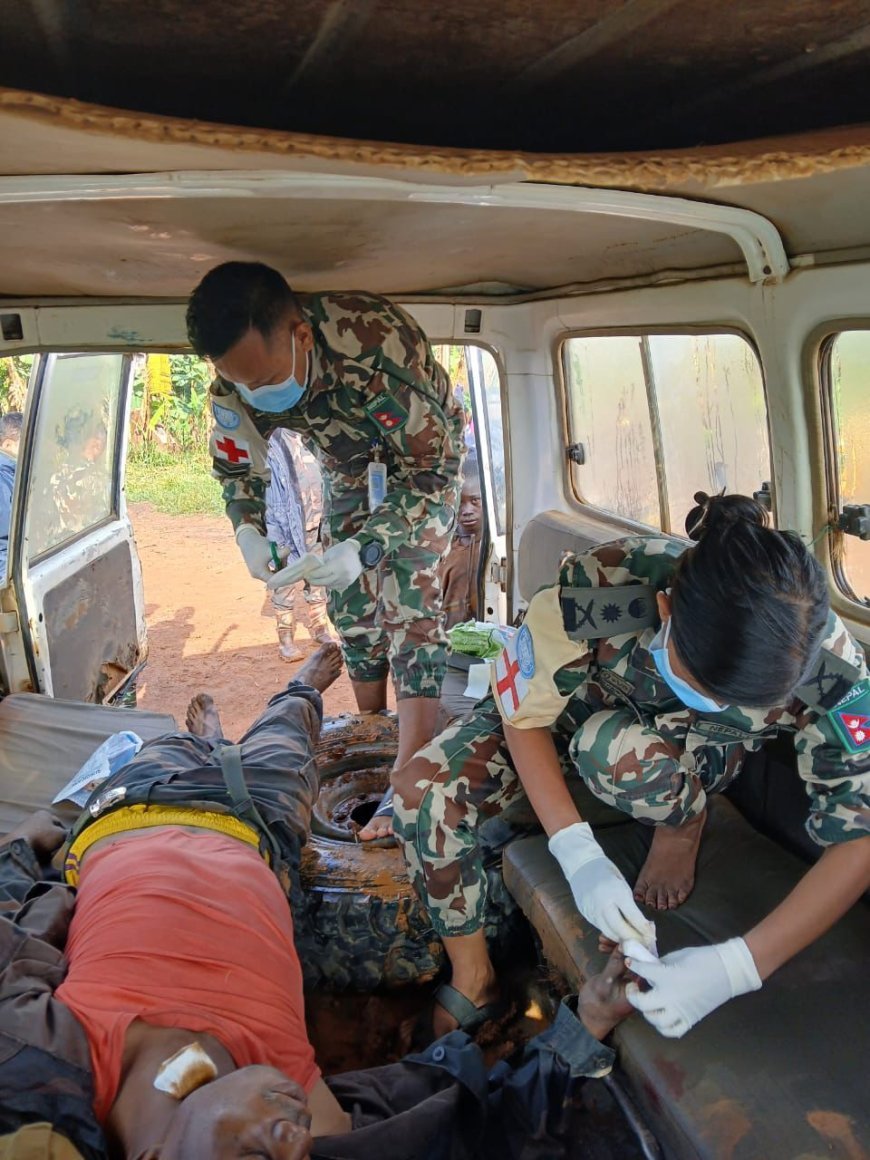 Ituri : La MONUSCO évacue un soldat blessé, FARDC et casques bleus intensifient les patrouilles à Djugu