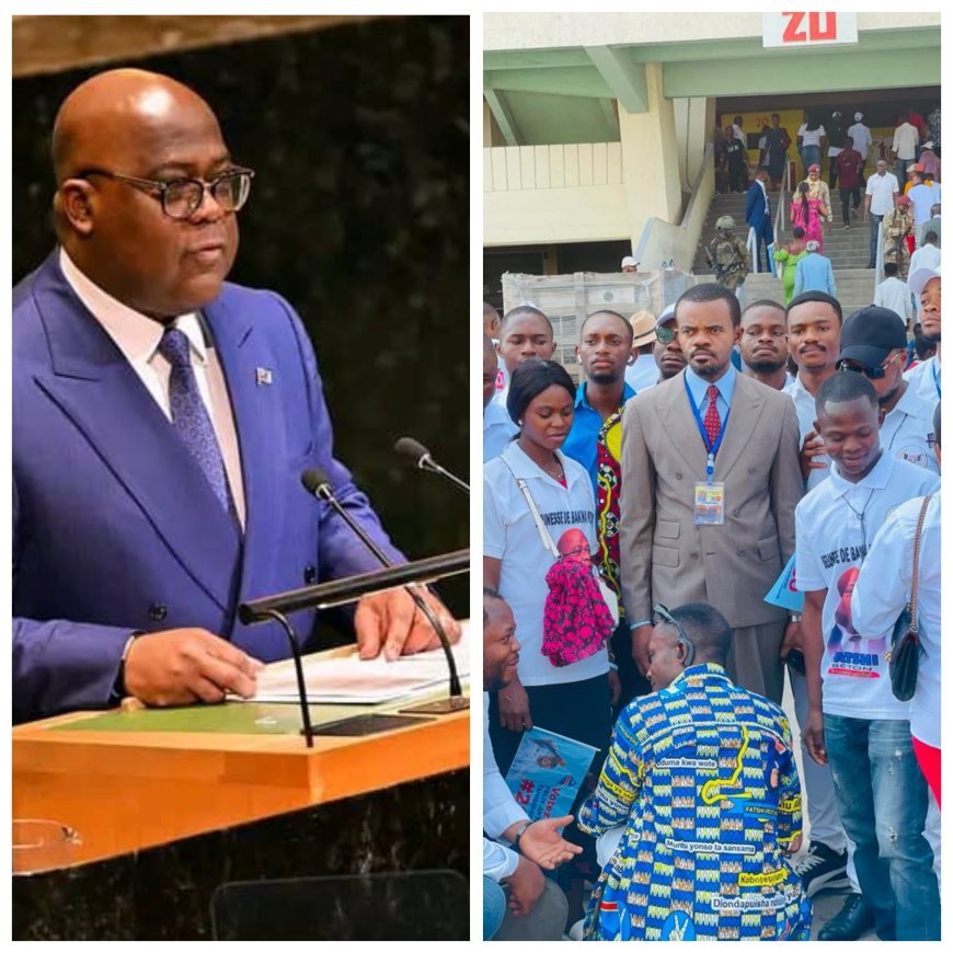 RDC-ONU: La Jeunesse de Bakwa Ntombolo félicite le Président Félix Tshisekedi pour l'élection de son pays à la vice-présidence de la 80 ème A.G.