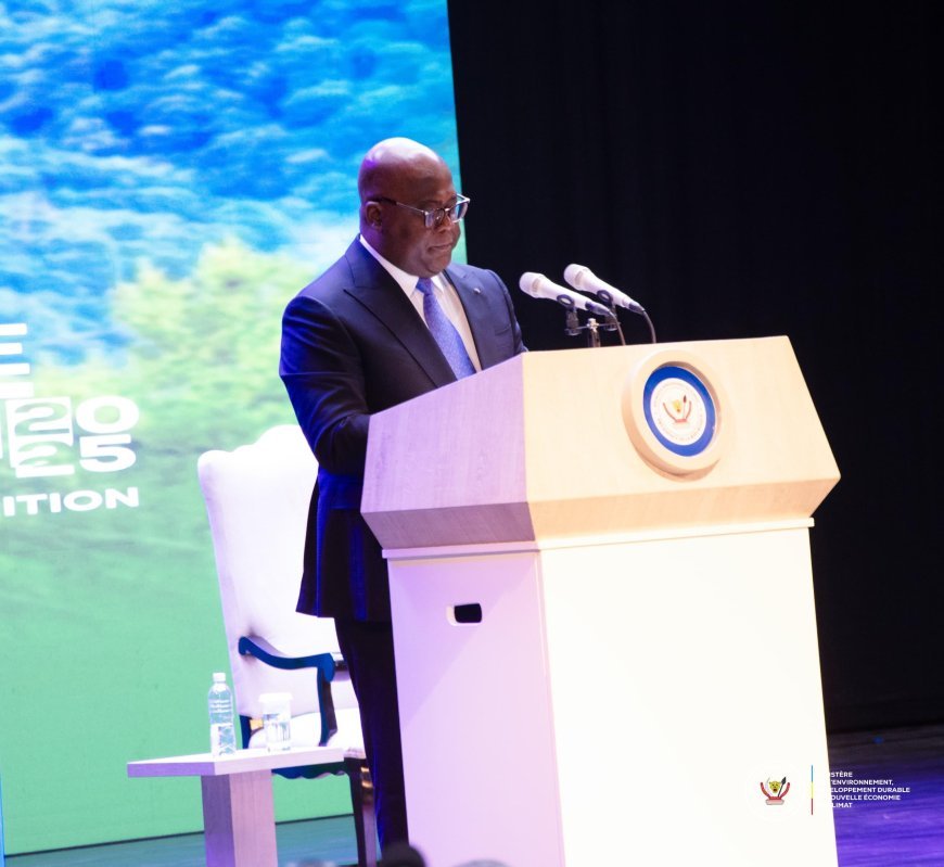 La RDC lance sa première Semaine nationale du climat, le Président Tshisekedi appelle à un "pacte d'action"