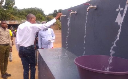 Kongo Central : Le village de Kinkenge bénéficie d'un nouveau forage d'eau potable
