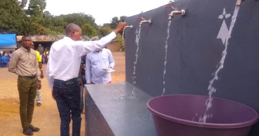 Kongo Central : Le village de Kinkenge bénéficie d'un nouveau forage d'eau potable