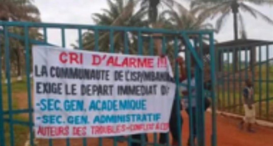 Tension à l'ISP Mbandaka : Suspension des activités académiques suite à un conflit administratif