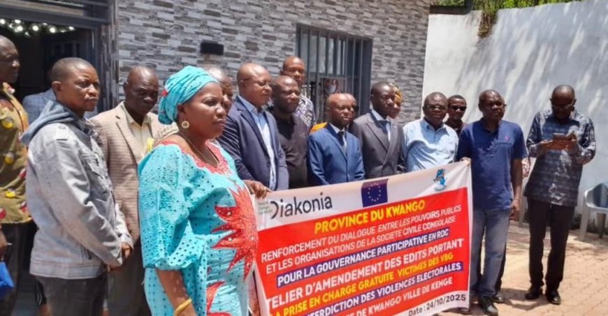 Kwango : Les VBG identifiées comme un frein au développement social et économique