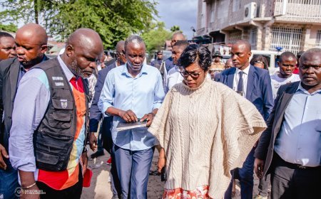 Kinshasa : Les ministres Acacia Bandubola et John à Kintambo pour booster l'avancement des travaux de réhabilitation des routes