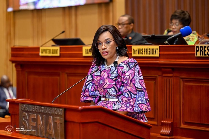 RDC : Réforme foncière adoptée, saluant le Leadership stratégique de la Ministre O’Neige N’Sele