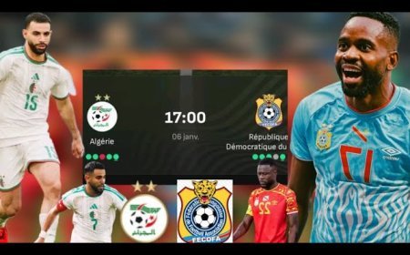 CAN 2025 : Les Léopards de la RDC en quête d'un 100ème but historique face à l'Algérie