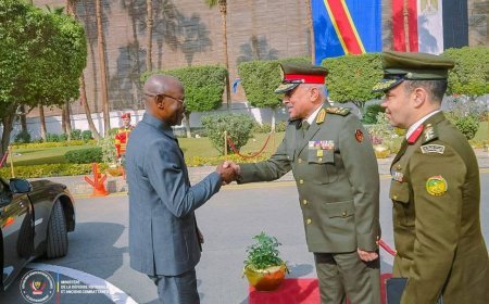 Sécurité africaine : Kinshasa et Le Caire scellent un pacte militaire stratégique