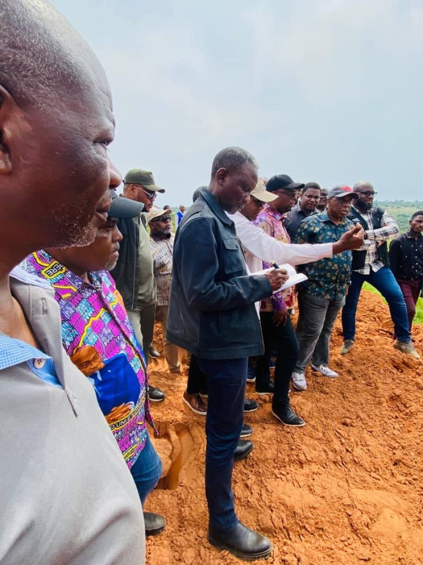 Kananga : Le ministre Jhon Banza inspecte le chantier de l’UNIKAN avant l’arrivée du Chef de l’État