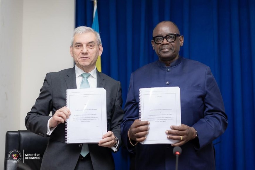 RDC- Mines : le gouvernement signe un contrat historique pour la cartographie du sous-sol congolais