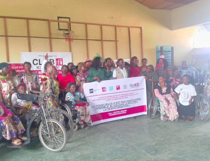 TSHOPO : Lutte contre les désinformations, les femmes vivant avec handicap outillées par le club RFI/Kisangani