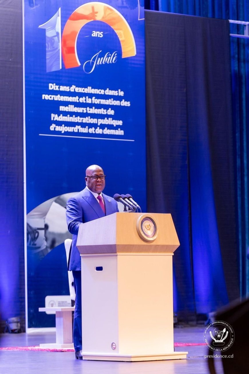 RDC : Le Chef de l’État préside la clôture de la 9ème promotion de l'ENA