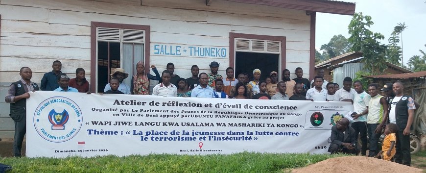Beni : le Parlement des jeunes mobilise la jeunesse de Mukulya pour la sécurité