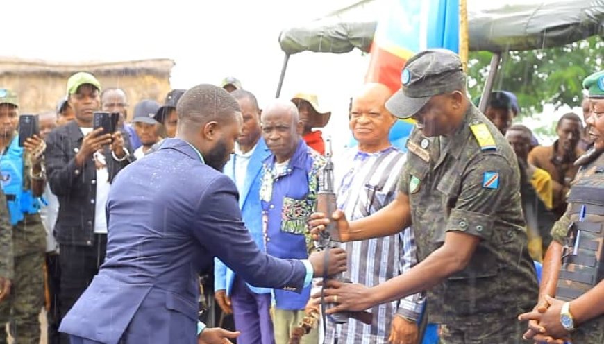 Ituri : 50 miliciens « Tchini ya Tuna » déposent les armes à Irumu