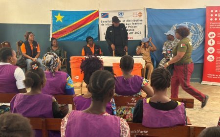 Bunia: La MONUSCO  et l'UNFPA offrent des kits de dignité aux femmes détenues à la prison centrale