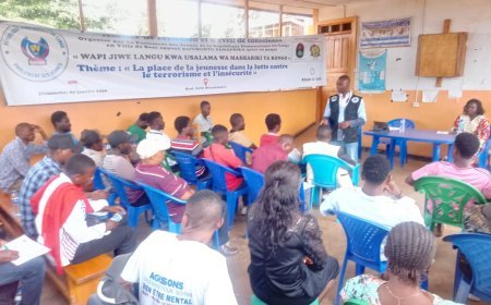 Nord-Kivu: Les jeunes sensibilisés sur la nécessité de collaborer avec les Services de sécurité à Beni