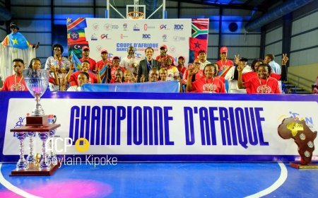 CAN Basket ball sur fauteuil féminin U25 : Les Léopards dames de basketball sur fauteuil remportent la Coupe CAN U25 à domicile.