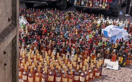 Kinshasa : saisie record de plus de 3 700 bouteilles d'alcool périmé par la Police judiciaire