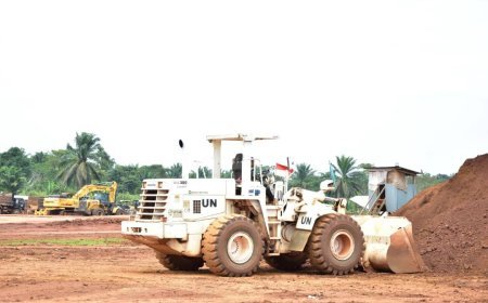Beni : la MONUSCO apporte un appui logistique aux travaux d’extension de la piste de l’aéroport de Mavivi