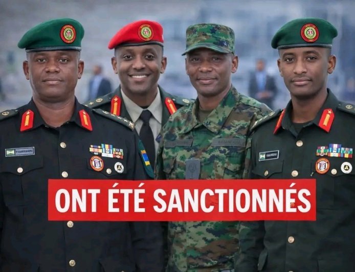 Les États-Unis : sanctionnent officiellement l’armée rwandaise (RDF)