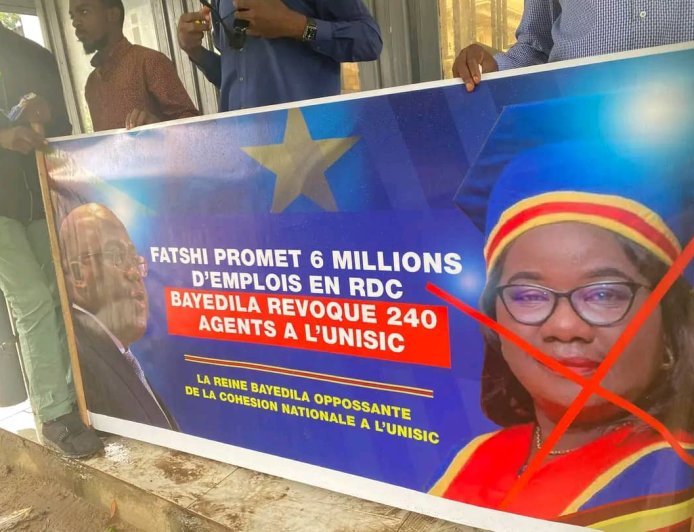 UNISIC – ESURESI : Quand la “dame de fer” Bayedila transforme l’université en caserne… Jusqu’où regardera le président Félix Tshisekedi ?