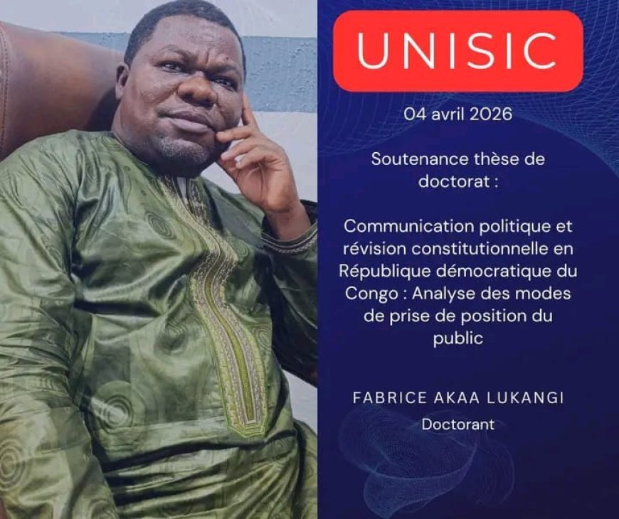 RDC/ESU : polémique autour d’une thèse sur la révision constitutionnelle à l’UNISIC