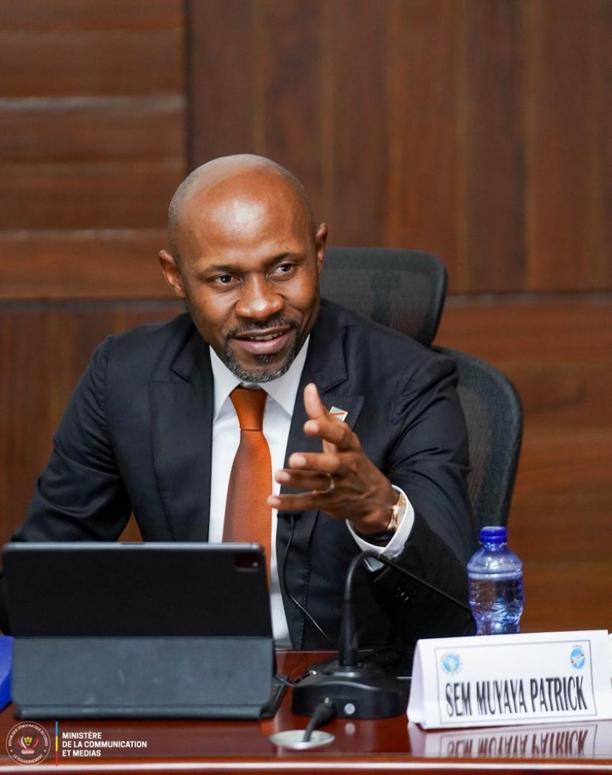 Médias : Patrick Muyaya insiste sur le rôle stratégique de l’information dans la résolution de la crise sécuritaire à l’Est de la RDC