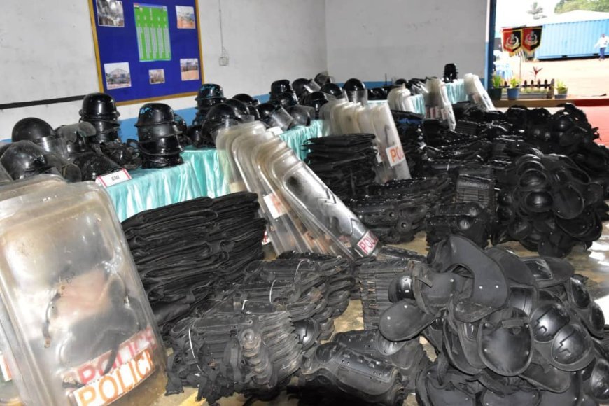 Beni: La PNC reçoit un lot de matériel de protection de l'UNPOL