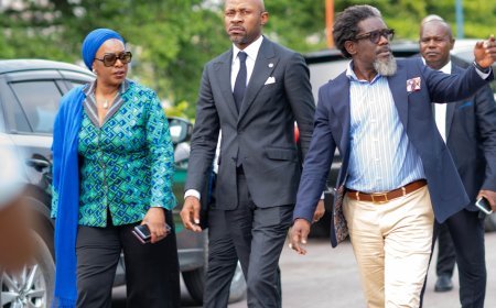 RDC-Arts : Patrick Muyaya et Yolande Elebe saluent l’émergence de la jeune création à la Bourse Leridon