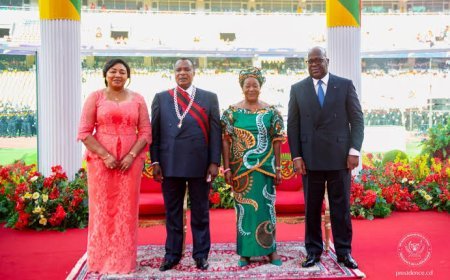 Diplomatie des deux rives : Félix Tshisekedi à l'investiture de Denis Sassou Nguesso
