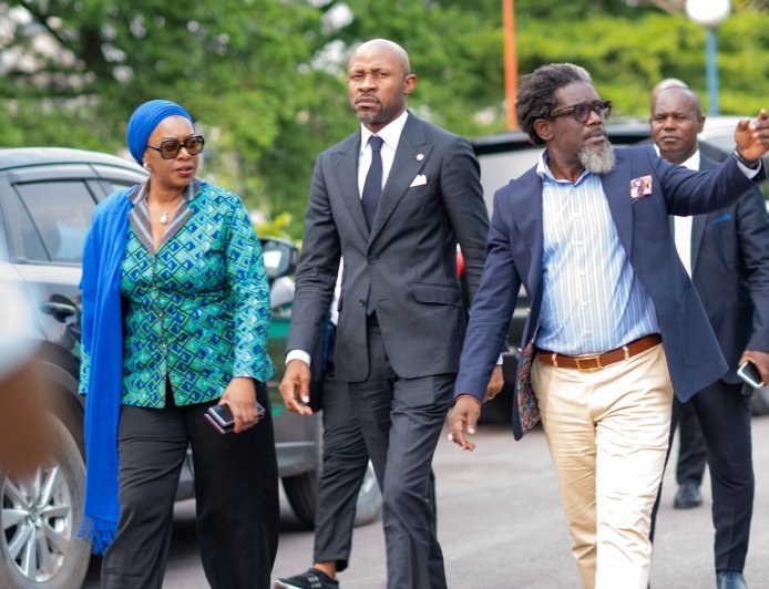 RDC-Arts : Patrick Muyaya et Yolande Elebe saluent l’émergence de la jeune création à la Bourse Leridon