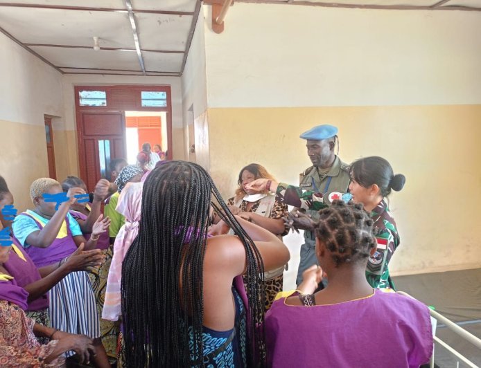 Bunia : La MONUSCO apporte une assistance médicale aux détenues de la prison centrale