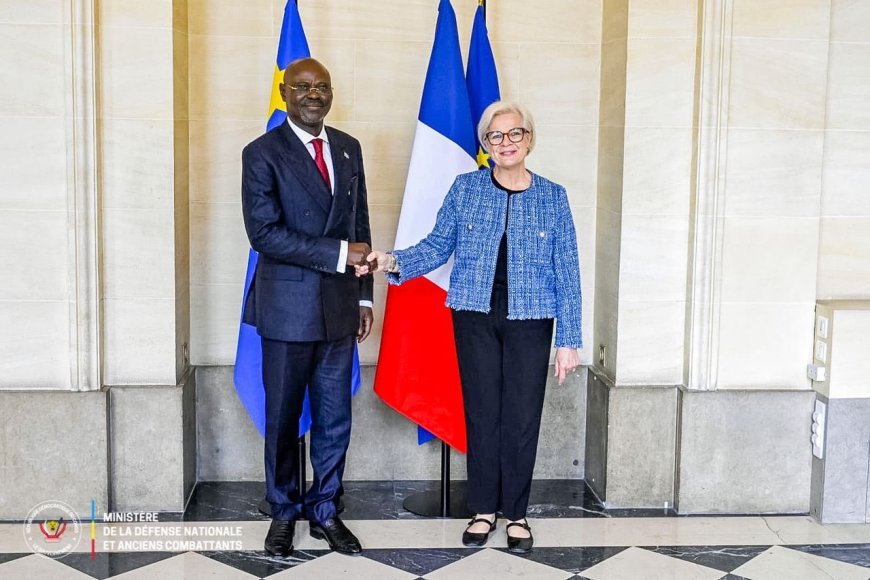 Coopération militaire : Kabombo Muadiamvita et Vautrin scellent le pacte Paris-Kinshasa