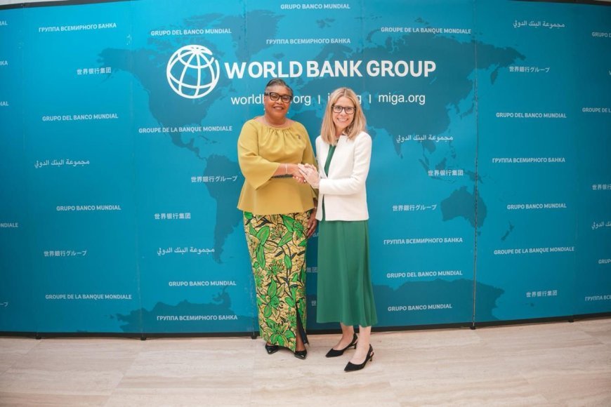 Coopération RDC-Banque mondiale : Judith Suminwa scelle des engagements stratégiques pour l'eau et l'énergie à Washington