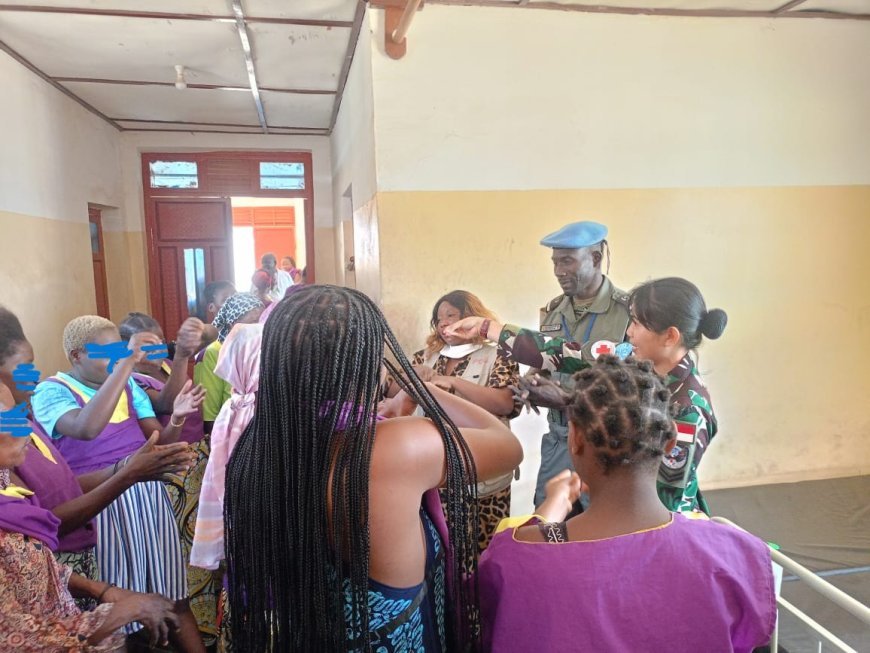 Bunia : La MONUSCO apporte une assistance médicale aux détenues de la prison centrale