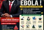 Ituri : quatre personnels soignants guéris du virus Ebola Bundibugyo sortent du centre de traitement à Bunia