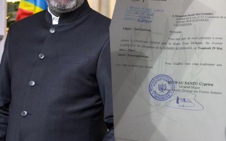 Israël Mutombo convoqué par l’auditorat général : un dossier aux contours sensibles