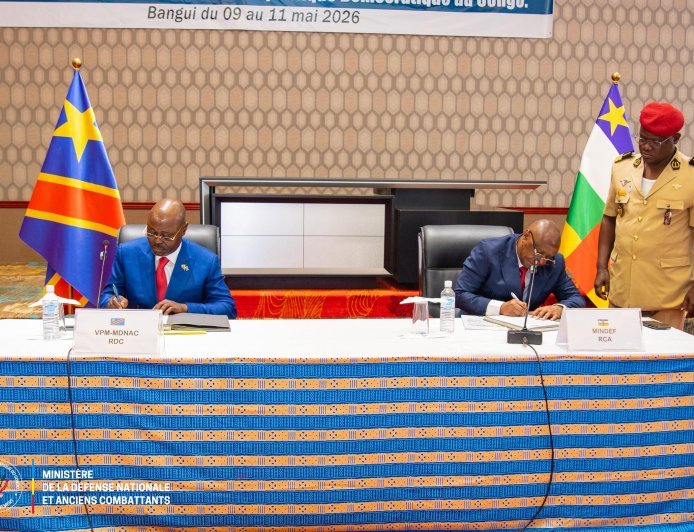 Bangui : la RDC et la RCA renforcent leur coopération sécuritaire aux frontières