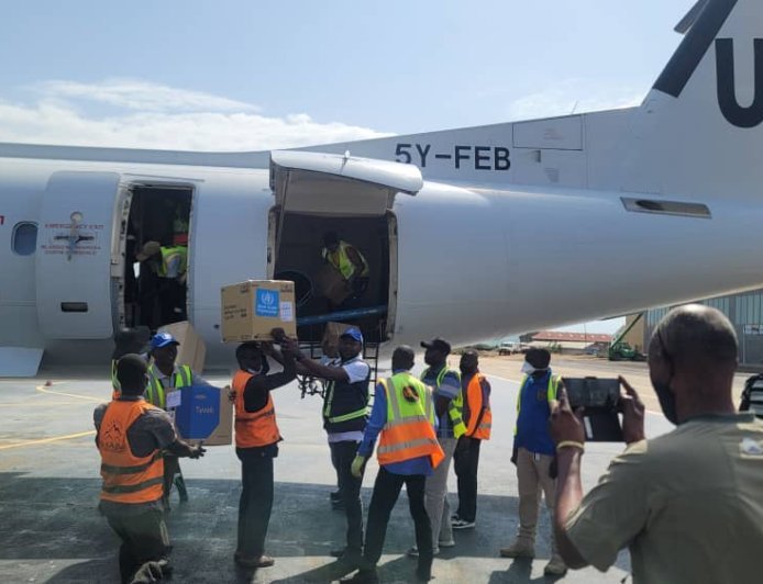 Ebola en Ituri : la MONUSCO déploie un pont aérien, 30 tonnes d’équipements livrés à Bunia