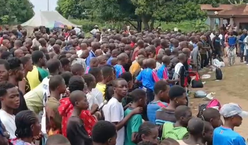 Kwilu : Près de 1 000 recrues du Grand Bandundu rejoignent le centre d’instruction militaire
